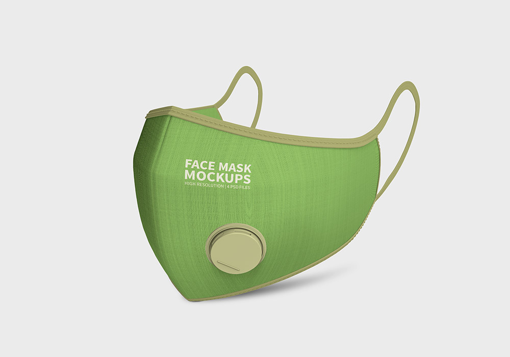 11个高质量口罩样机模板 face mask mockup