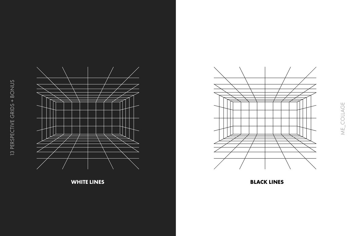 矢量透视网格vectorperspectivegrids