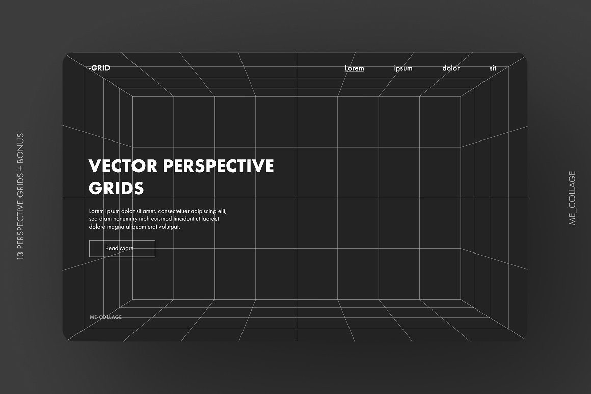 矢量透视网格vectorperspectivegrids