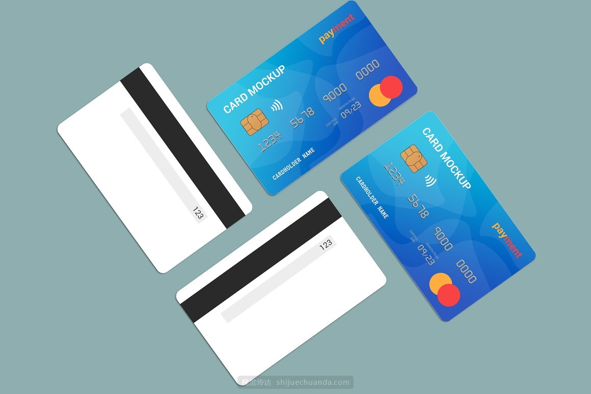 信用卡银行卡借记卡样机模型