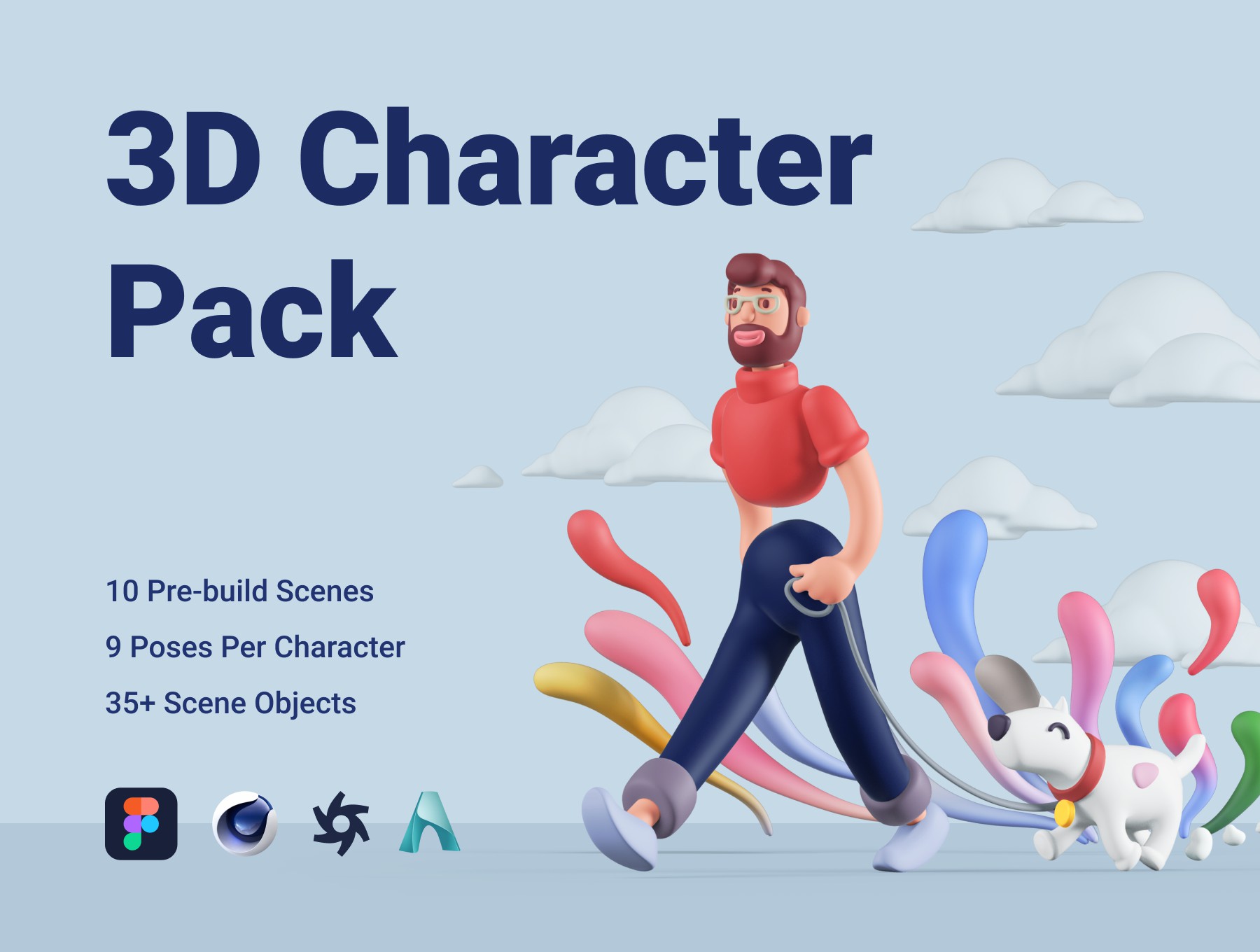 3D角色人物合集 Character Pack