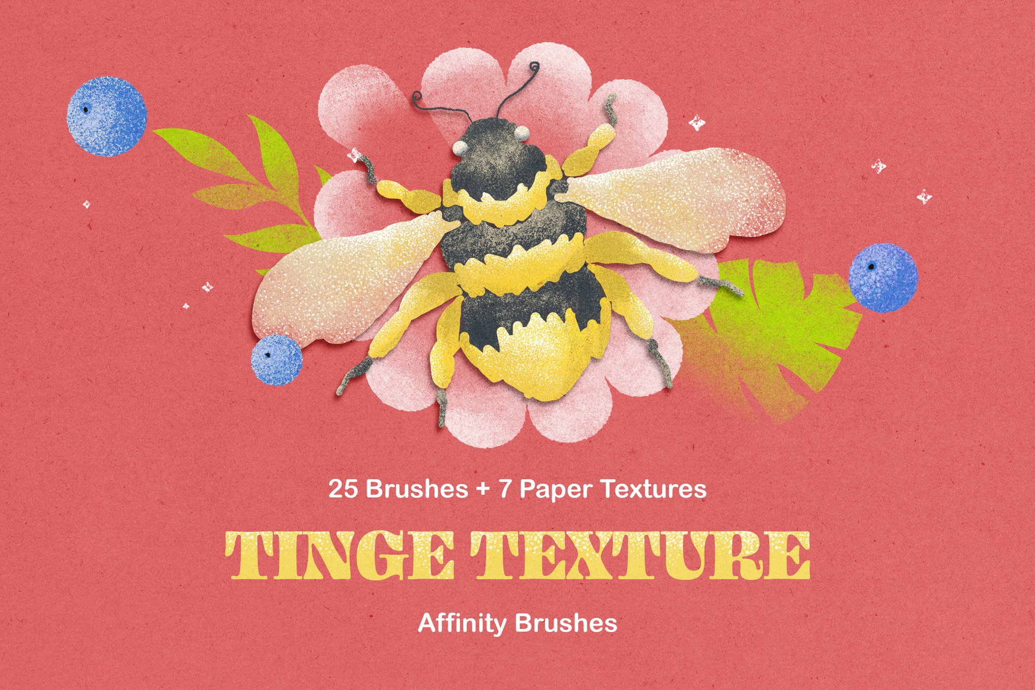 色彩噪点纹理亲和力画笔 Tinge Texture Affinity Brushes